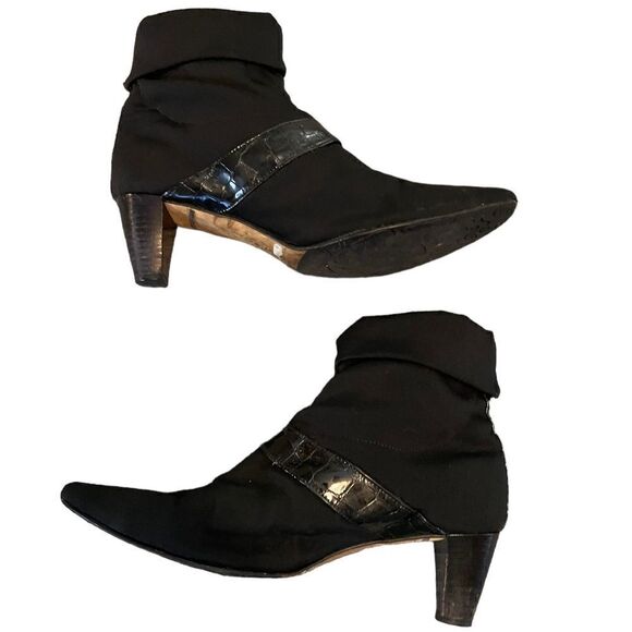 Brighton Low Black Booties, 8.5 - Picture 2 of 7